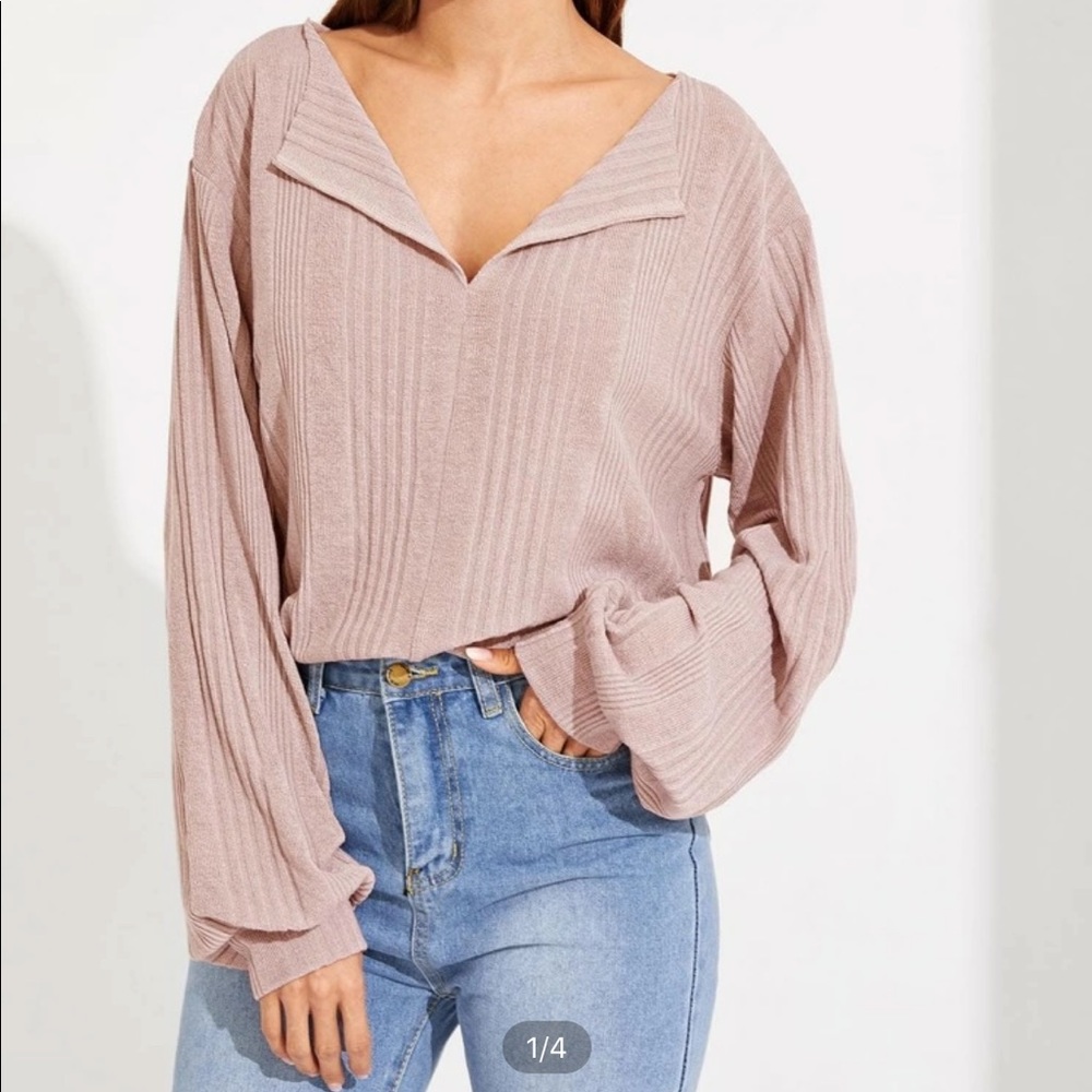 SHEIN pink long sleeve